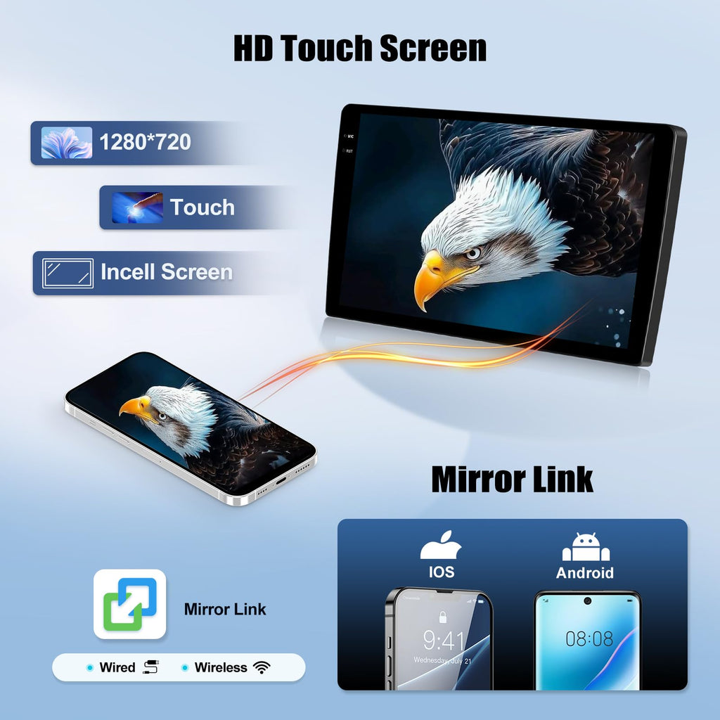 SIXWIN 9'' 4G+128G Android 15 Car Stereo for Honda Civic 2016-2021