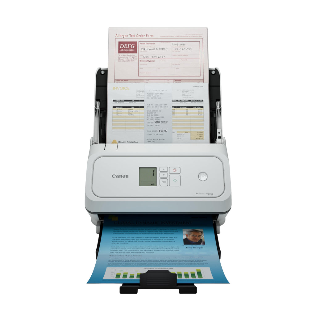 Canon imageFORMULA R40II Office Document Scanner - Duplex Scanning, Easy Setup, Scans a Wide Variety of Documents, Scans to Cloud