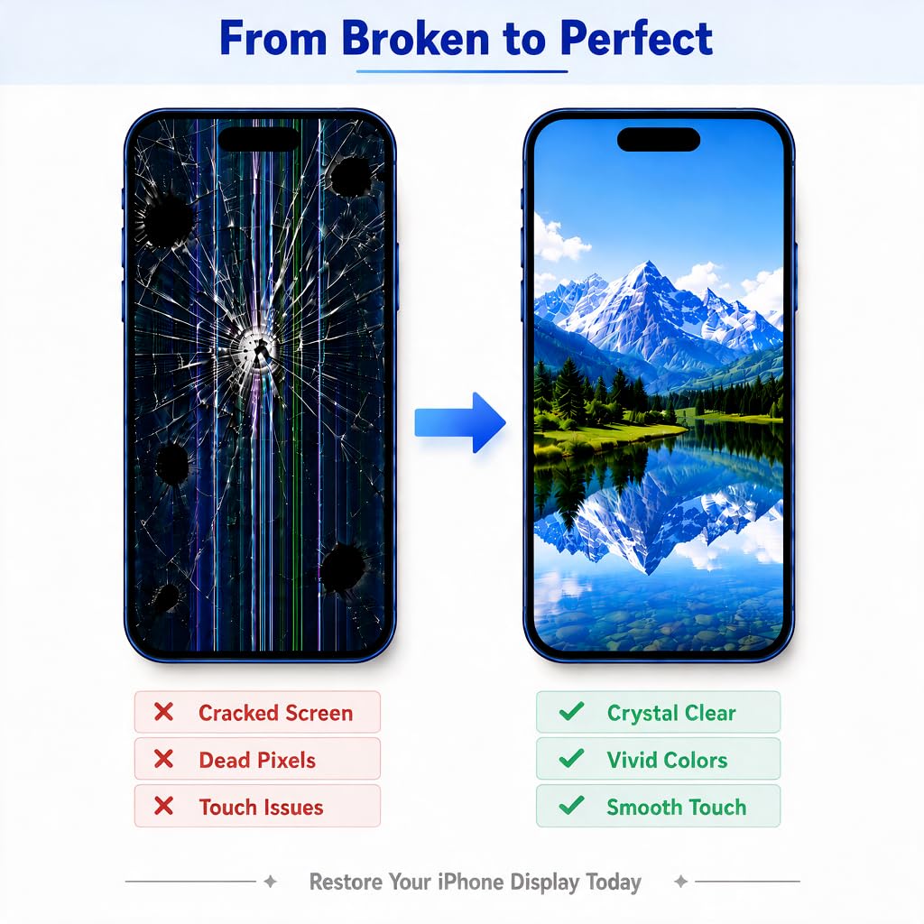 LTPO Soft OLED for iPhone 17 Pro Screen Replacement