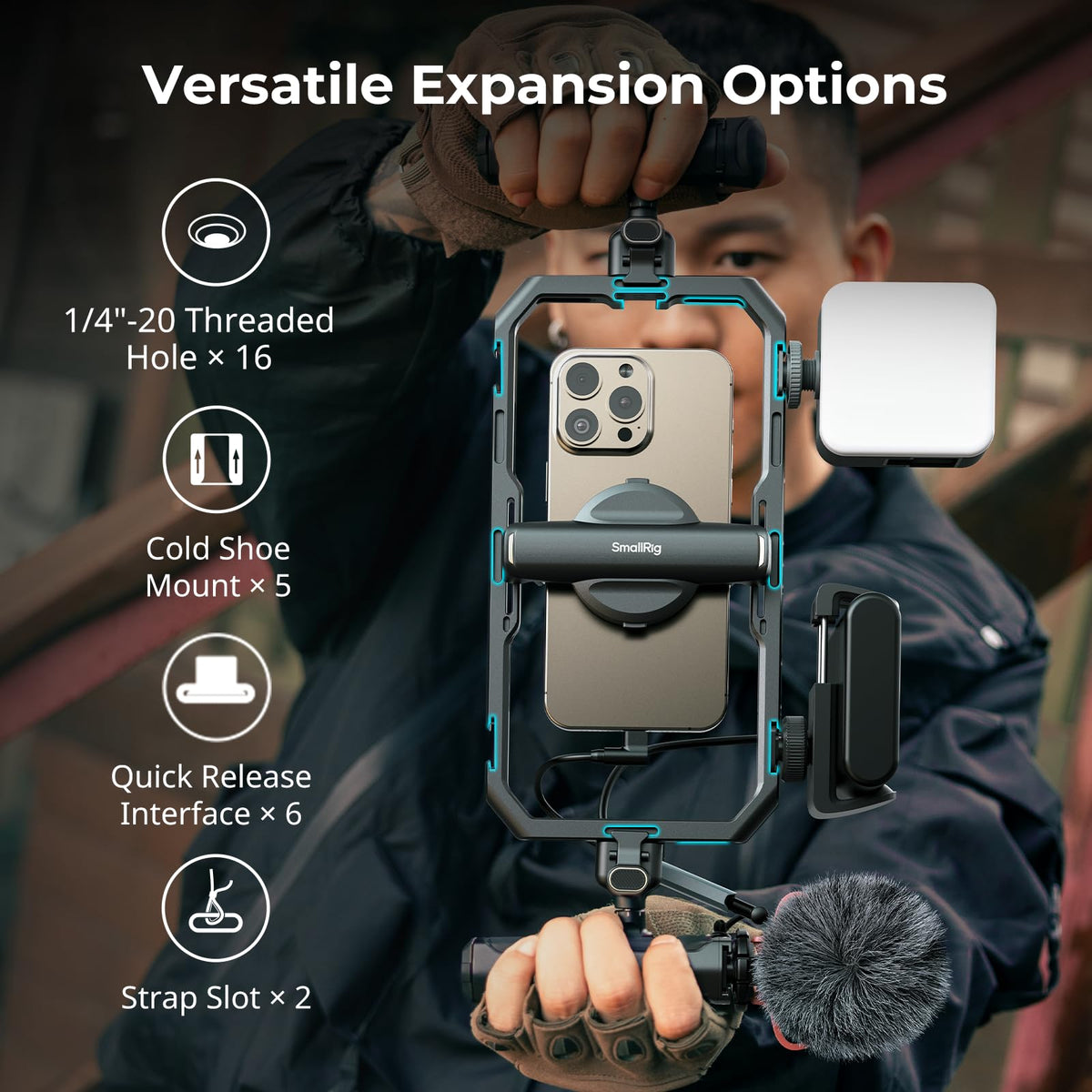 SmallRig All-in-One Universal Phone Video Rig Kit - 4704