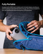 XGIMI Halo+ Portable Projector, Google TV, Licensed Netflix, 700 ISO Lumens