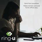 Ring-U Hello Hub Small Business PBX Phone System and Service VOIP 4-Phone Bundle (Hello Hub + 4 Executive Phones with WiFi + Bluetooth) ring-u Telephone Service Required.