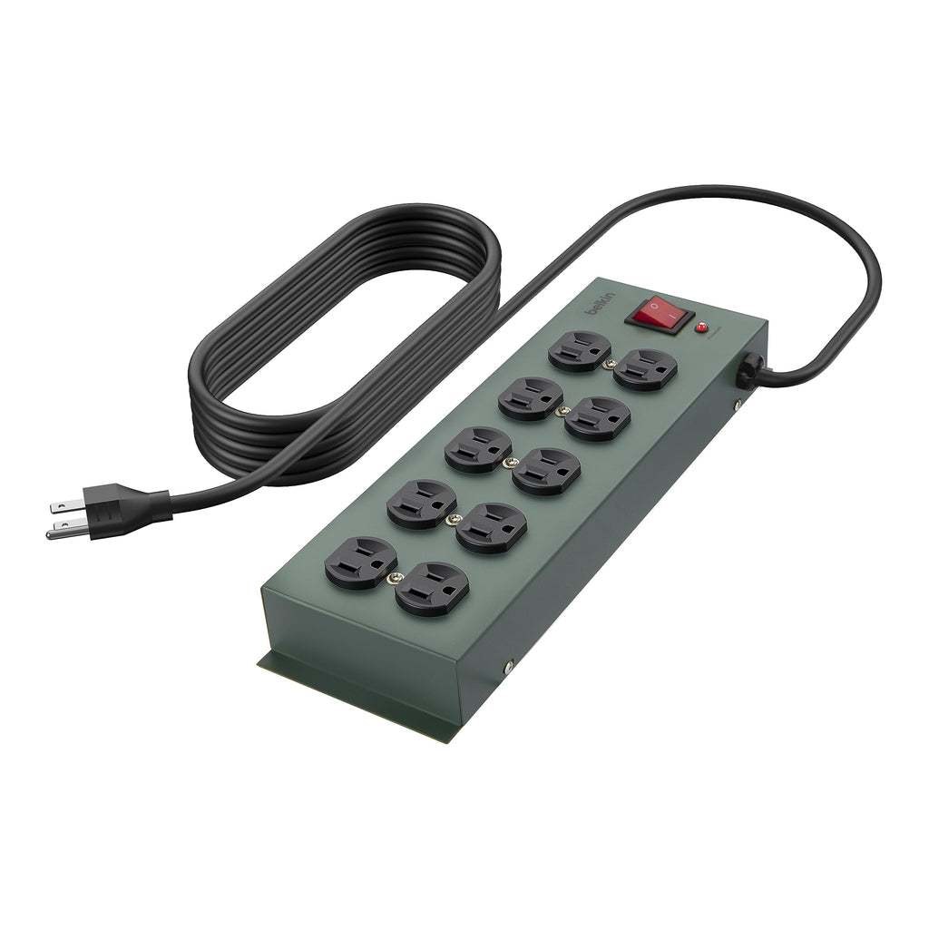 Belkin 10-Outlet Surge Protector Power Strip, 885J, 15ft Cord, 5 Pack