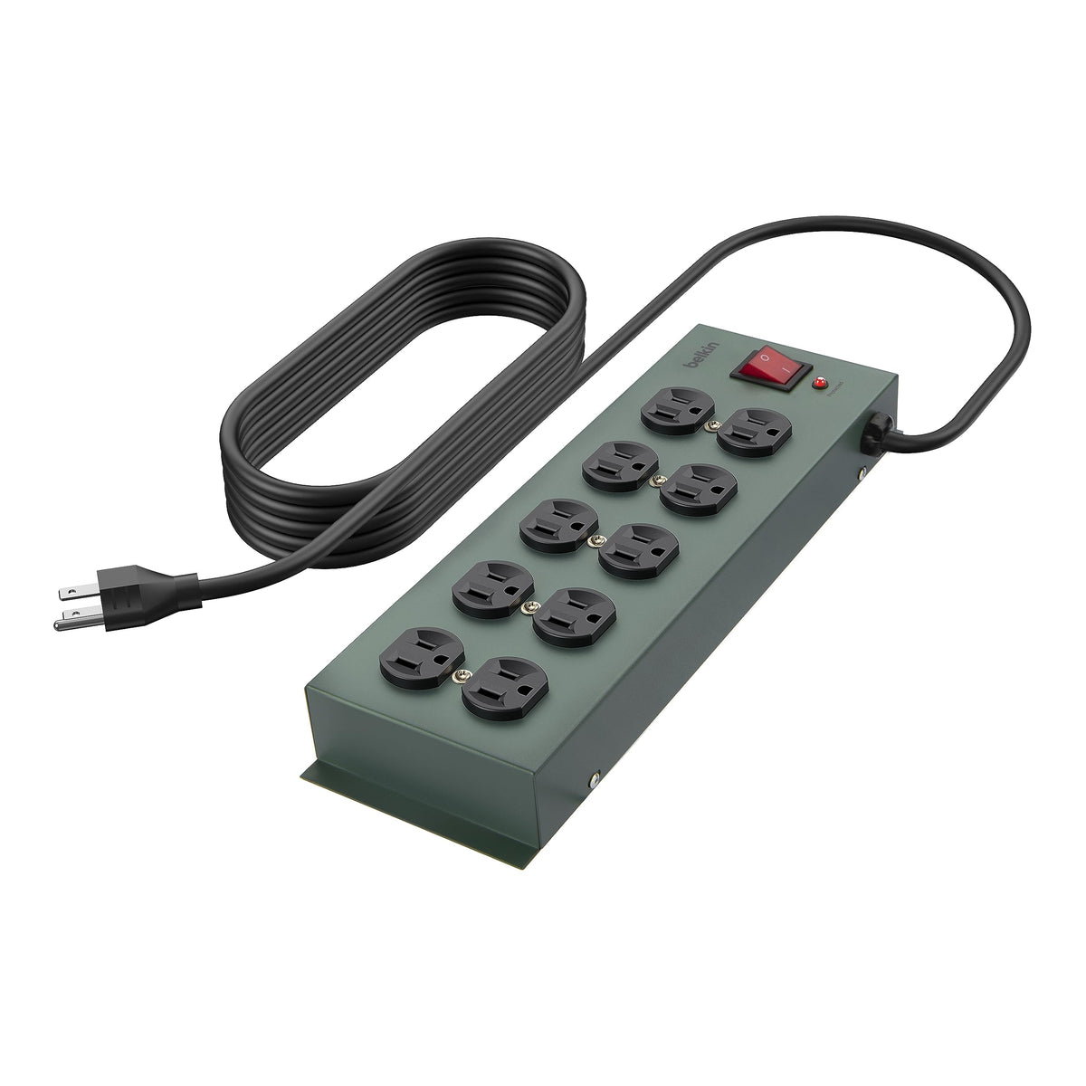 Belkin 10-Outlet Surge Protector Power Strip, 885J, 15ft Cord, 5 Pack