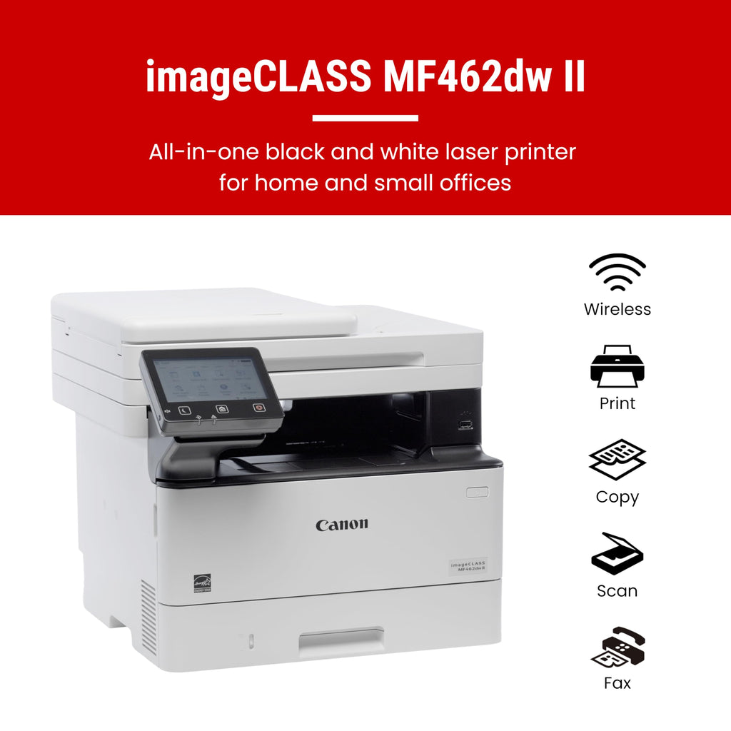 Canon imageCLASS MF462dw II - Wireless, Monochrome Duplex Laser Printer