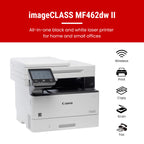 Canon imageCLASS MF462dw II - Wireless, Monochrome Duplex Laser Printer