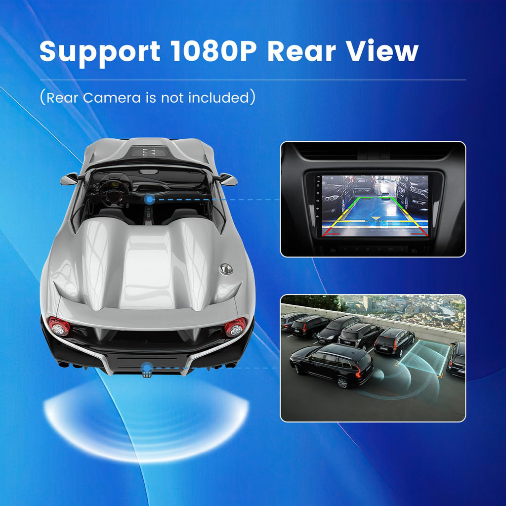 Car Stereo for Lexus ES300 ES330, 8Core Android 14 Radio Player 9" QLED Touch Screen GPS Navigation for Lexus ES250 ES300 ES330 XV30 2001 2002 2003 2004 2005 2006 Car-Play & Android Auto Head Unit