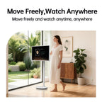 HORION 32" Portable Smart TV , Movable TV, No Battery, Non-Touchscreen