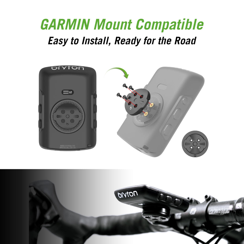 Bryton Rider 650 Sensor Bundle 2.8 Inch Color LCD Touchscreen GPS Bike/Cycling Computer, Preloaded USA Map, Compatible with Bike Radar, 33hrs Long Battery Life, Navigation Waterproof