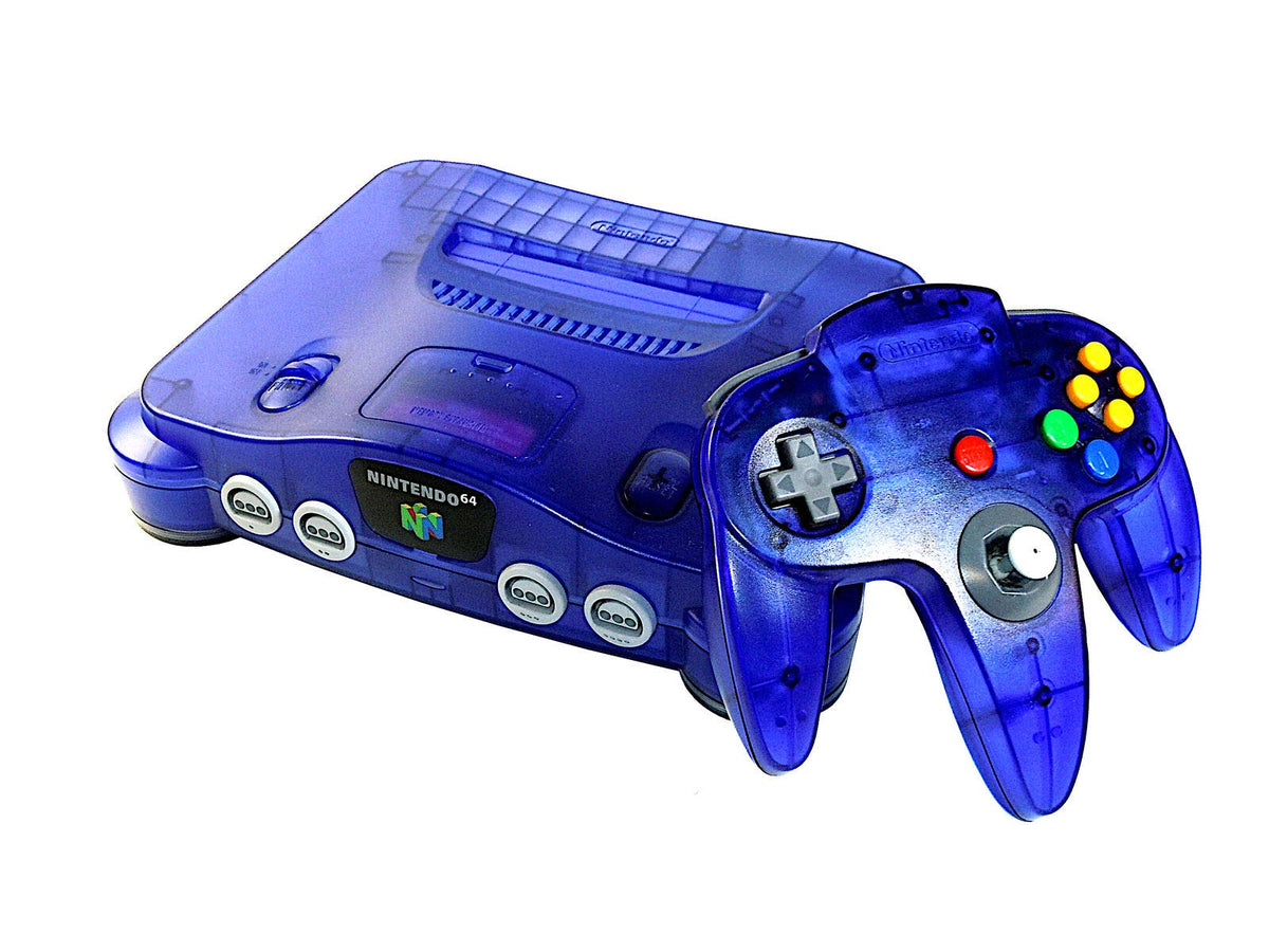 Nintendo 64 System - Video Game Console - Ice