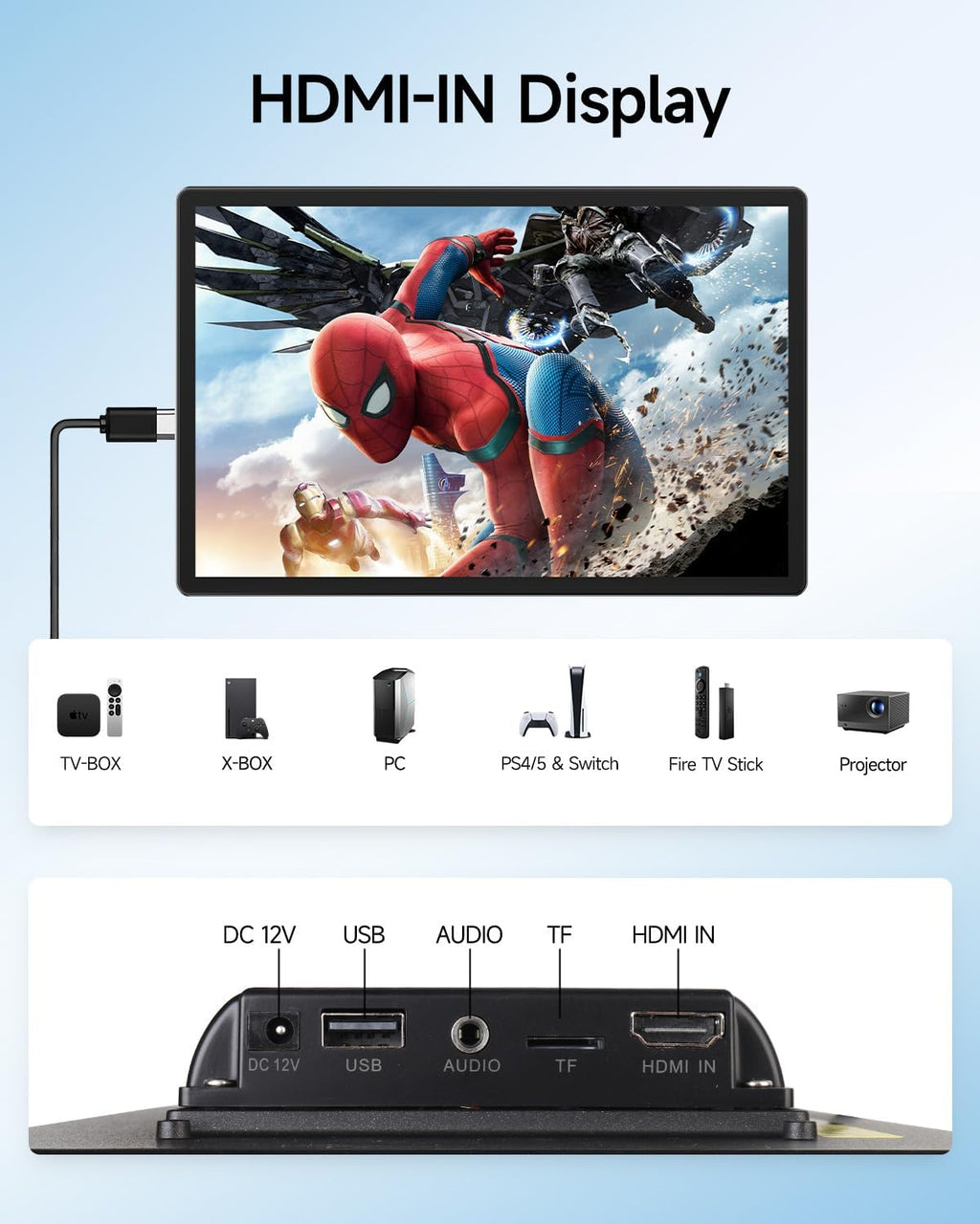11.5" Android Car TV Headrest Monitor Touchscreen Rear Seat Entertainment