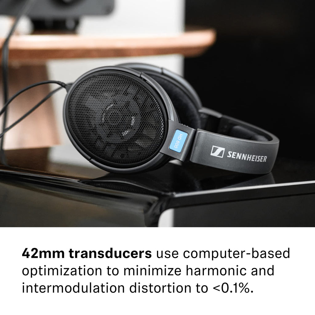 Sennheiser HD 600 Audiophile Open-Back Dynamic Wired Headphones