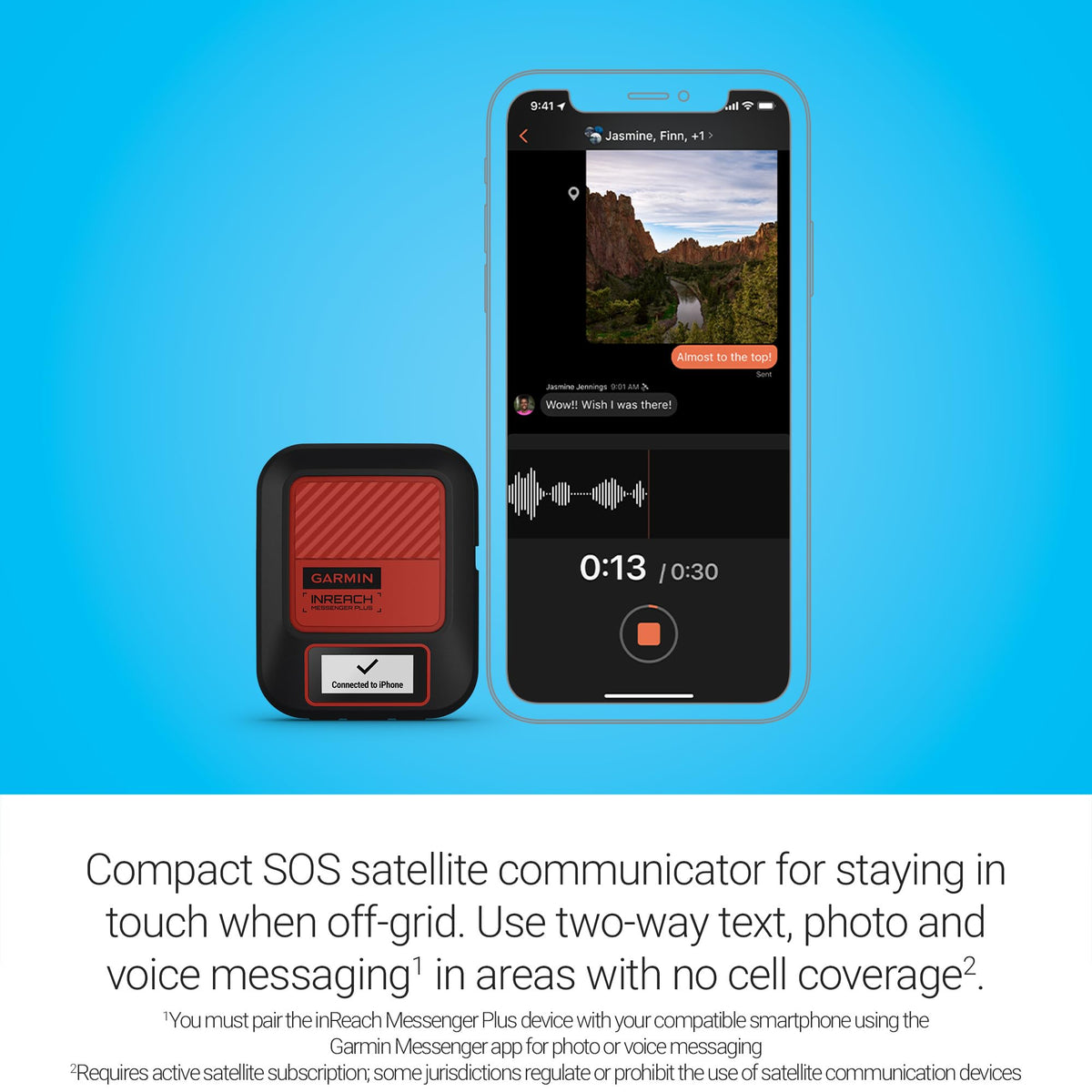 Garmin inReach® Messenger Plus, SOS Satellite Communicator