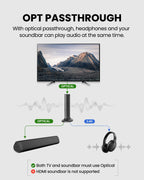 Avantree Opera Plus - Wireless TV Headphones with HDMI ARC Input