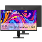 LG 27 Inch IPS Monitor, Full HD (1920 x 1080) Display, 120Hz, 1ms MBR, 99% sRGB, HDR10, WebOS, Tilt Adjustable, HDMI x 1, Borderless Display for Gaming and Office