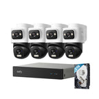 eufy Security 4K PoE Bullet-PTZ Cam E50, Dual-Lens, 360° OmniTrack, Add-On