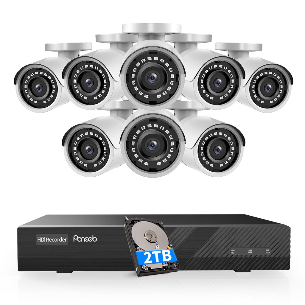 16 Camera Security System for Business with 4TB HDD, PB37F1616-5M