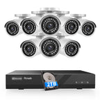 16 Camera Security System for Business with 4TB HDD, PB37F1616-5M