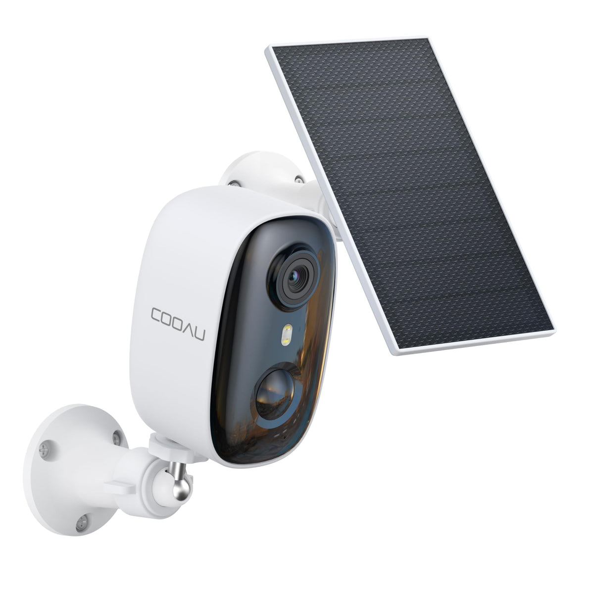 COOAU 4MP Security Cameras Wireless Outdoor, Faster Solar Charging, WiFi 6