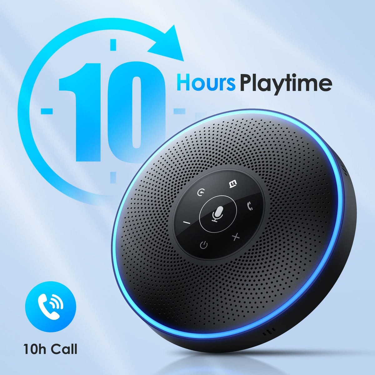 EMEET M220 Bluetooth Speaker, Daisy Chain/Use Alone up to 16 attendees