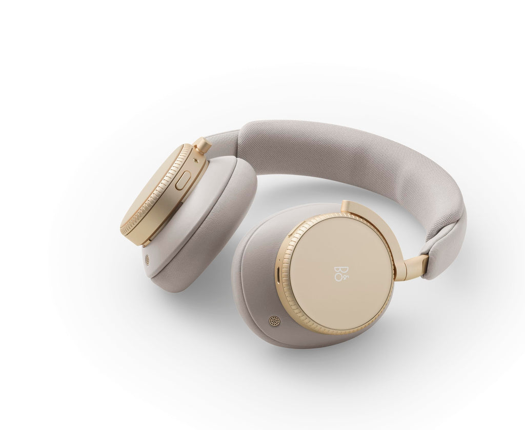 Bang & Olufsen Beoplay H100 Premium Wireless Active Noise Cancelling Over-Ear Headphones with Protective Carrying Case,Hourglass Sand