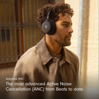 Beats 360 — Over-Ear Headphones with Interchangeable Cushions, Sweat & Water Resistance and Noise Cancellation — Black with Black Performance Knit Cushions