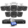 ANNKE 16 Channel Security Camera System 5MP PoE, Two-Way Audio, 2TB HDD