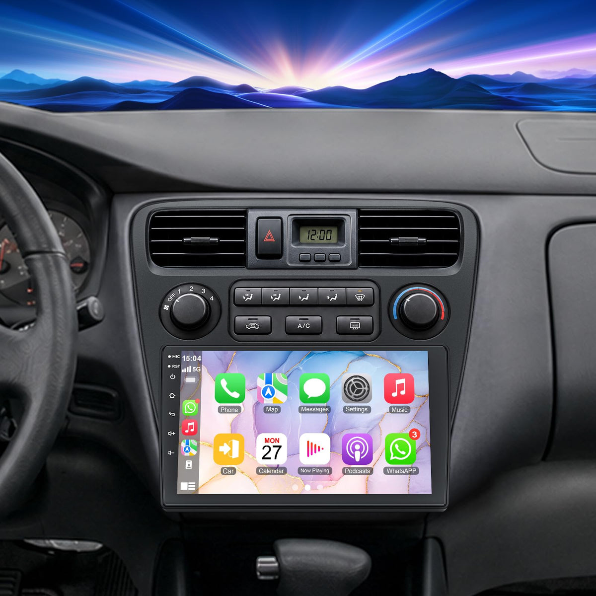 Upgraded 8-Core 6GB+128GB Car Radio Stereo for Honda Civic 2006-2011