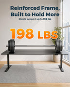 79''x31''Dual Motor Adjustable Large Standing Desk for Home Office