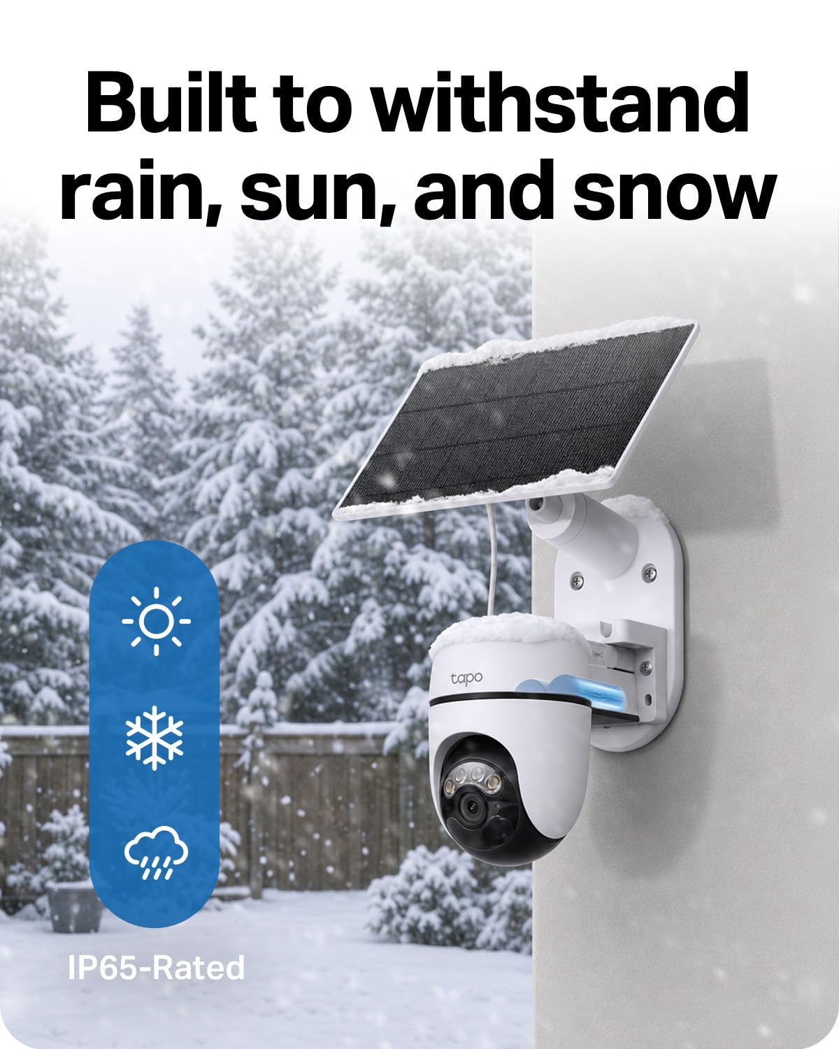 Tapo 2K Outdoor Pan/Tilt Wireless Security Camera, C610 KIT(2-Pack)