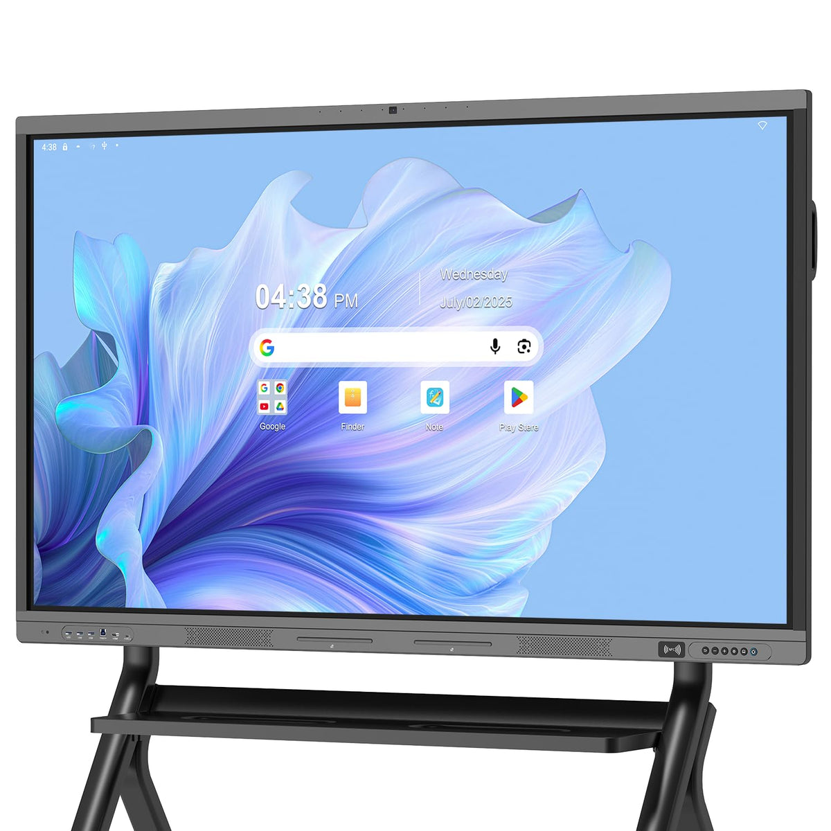 Smart Board Stand, Adjustable Rolling TV Stand, Max Load 220LBS