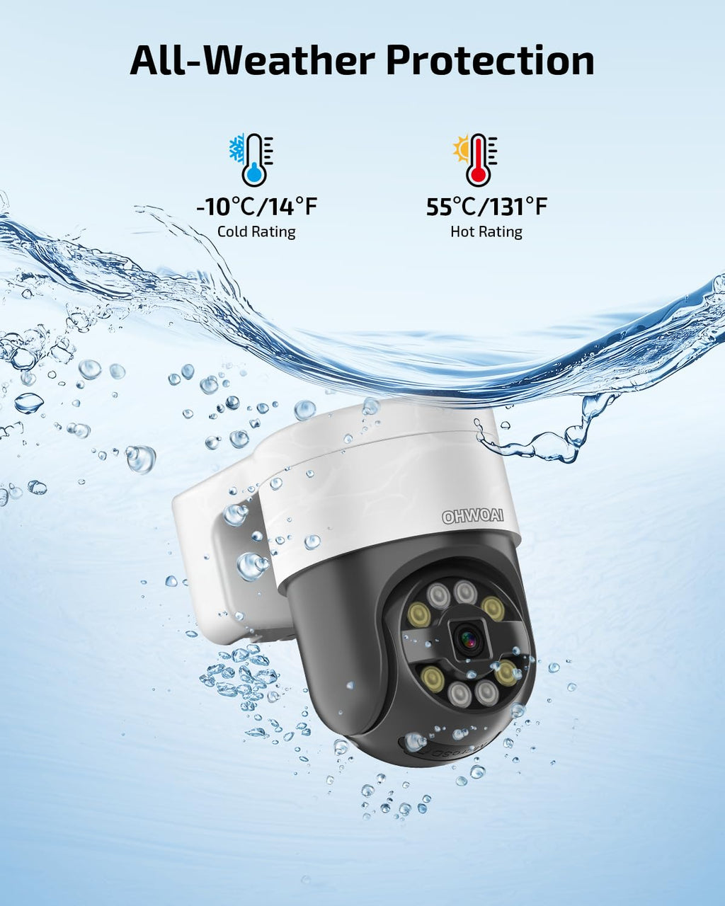 4K Outdoor Wired Security Camera System, PoE Video Surveillance System