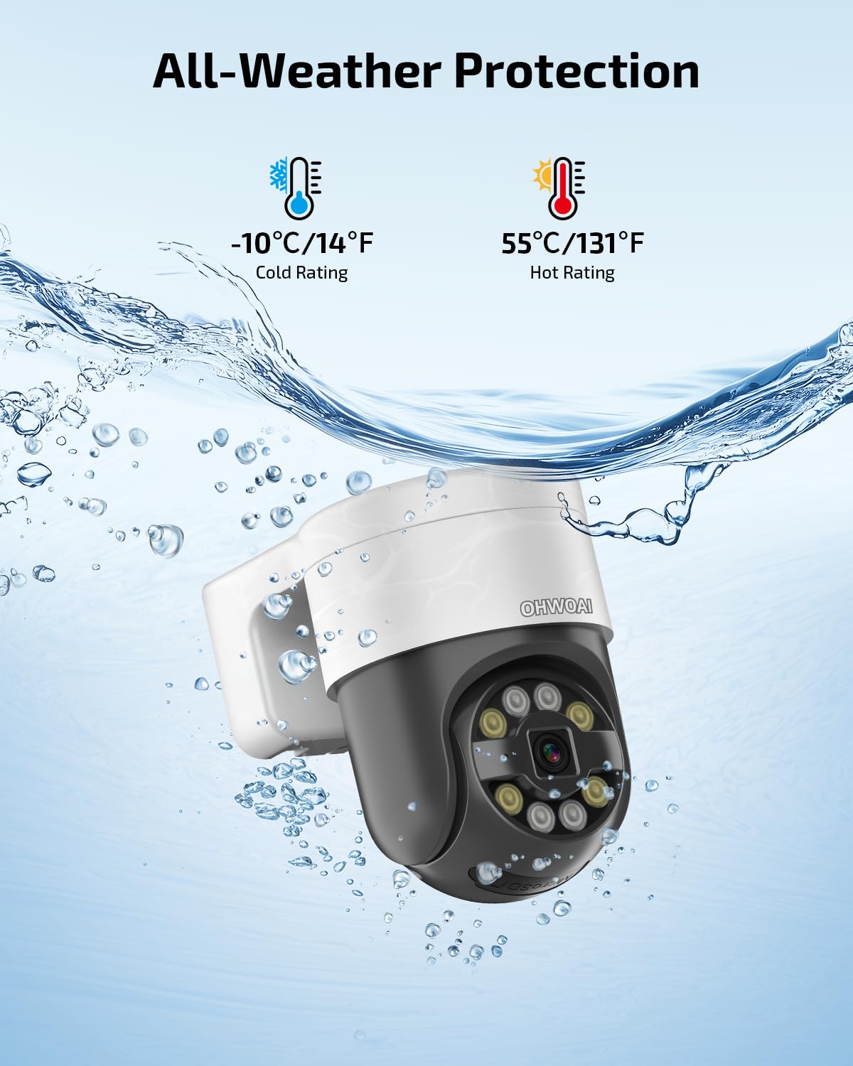 4K Outdoor Wired Security Camera System, PoE Video Surveillance System