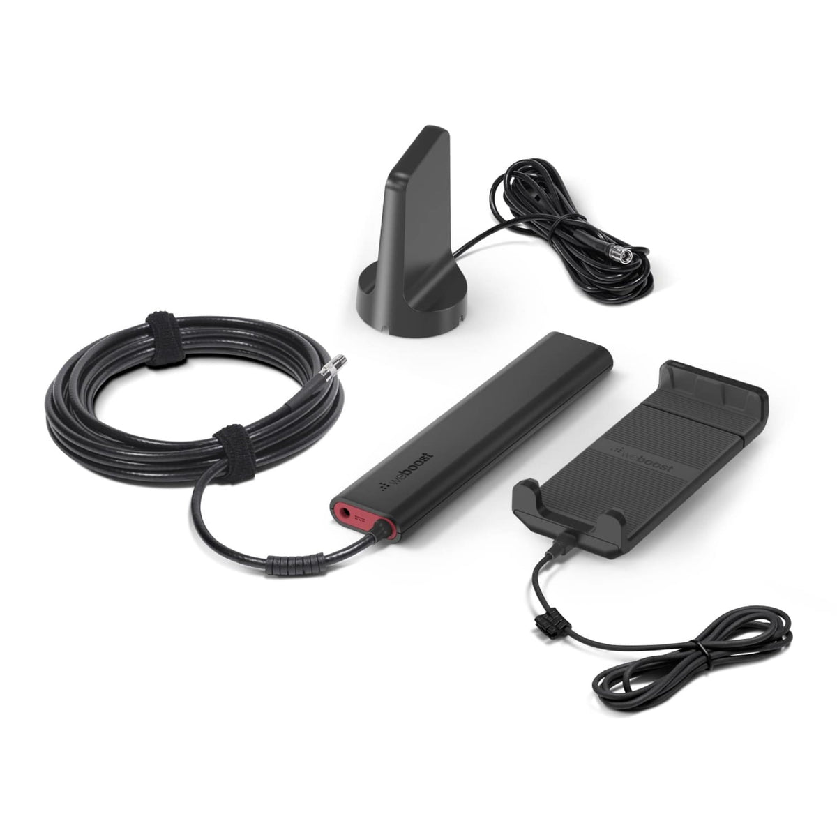 weBoost Drive Sleek - Model 470135R - Portable Signal Booster for Cars, SUVs, Trucks & Vans - 5G & 4G LTE Cellular Signal Booster for All US Carriers - Includes Booster & Antennas - FCC-Approved
