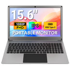 ELECROW 15.6" Portable Monitor with Keyboard, Lapdock 1080P FHD IPS Display
