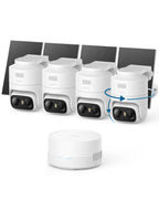 eufy Security eufyCam C37 4-Cam Kit, 360° Pan&Tilt Auto Tracking