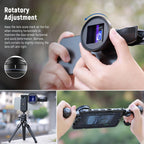 NEEWER 1.55x Blue Anamorphic Lens Compatible with iPhone Android Samsung, Phone Camera Accessories with 17mm Threaded Lens Clip & 58mm Filter Adapter Ring, Cinematic Wide Screen Effect, LS-43 Ultra
