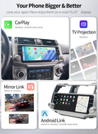 Dasaita 10.25" QLED Car Radio for Toyota 4Runner 2010-2024