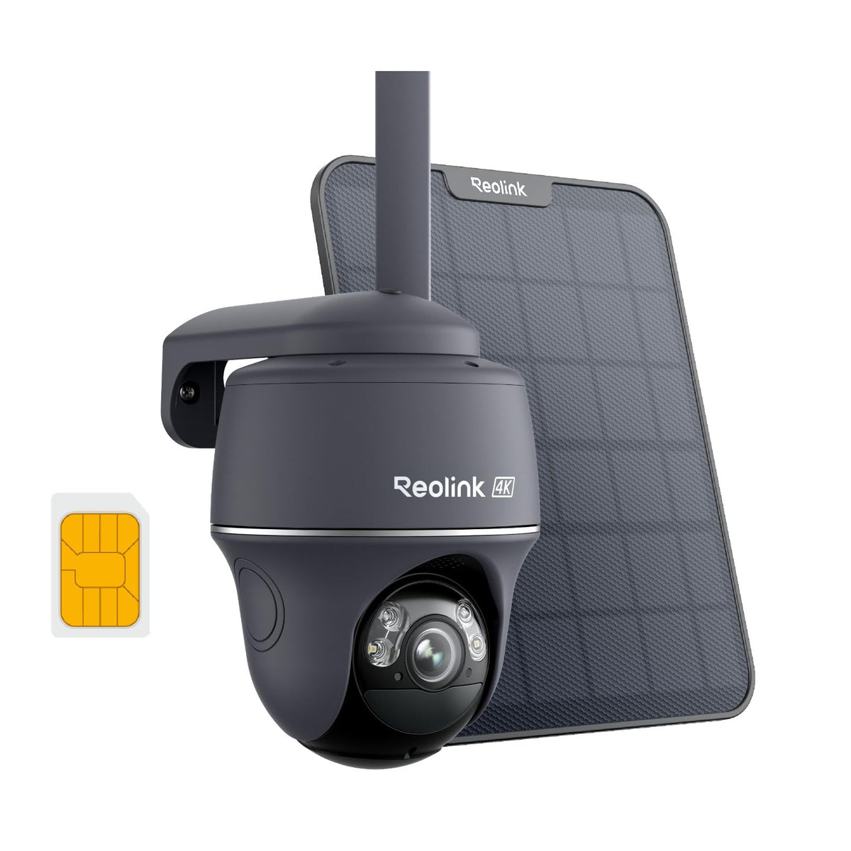 REOLINK 4K Solar Security Cameras Wireless Outdoor, 4G LTE Cellular Camera