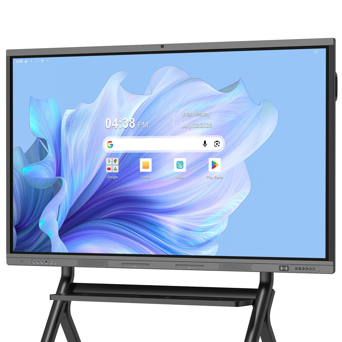 Smart Board Stand, Adjustable Rolling TV Stand, Max Load 220LBS