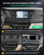 4+128G 9" Incell Touch Screen Car Radio for Kia Carnival Sedona 2015-2020