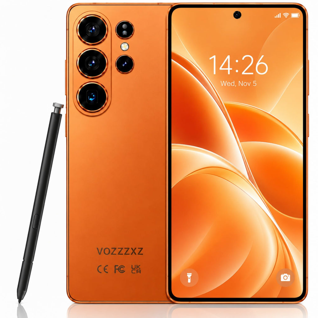 S26U Android Phone Unlocked, 6.9" Large Screen, Android 16 Unlocked Smartphones 16GB+512GB/1TB, 50MP+21MP, 7000mAh, Dual SIM/Face ID/GPS/OTG, Black