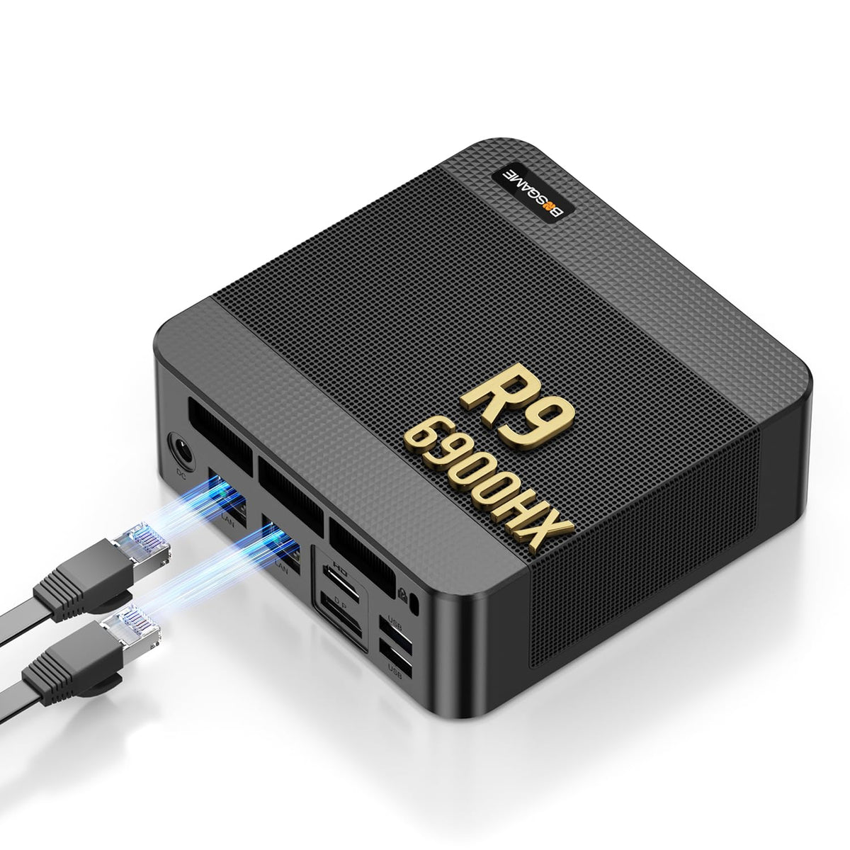 BOSGAME P3 Ryzen 9 6900HX Mini PC,16GB DDR5 512GB SSD