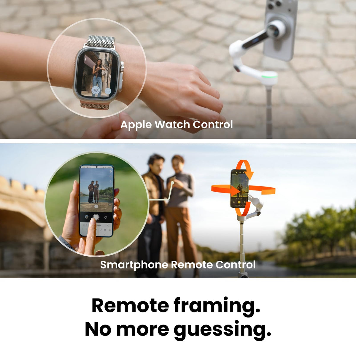Insta360 Flow 2 Pro Grey - Foldable AI Phone Gimbal, Track in 200+ Apps with Apple DockKit, Multi-Person Tracking, 360º Pan Tracking, Built-in Tripod/Selfie Stick, iPhone/Android Portable Stabilizer