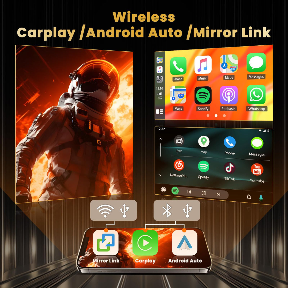 Hikity 8 Core 4+64GB for Android 15 Car Stereo Kia Optima K5 2013 2014 2015