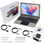 ELECROW 15.6" Portable Monitor with Keyboard, Lapdock 1080P FHD IPS Display