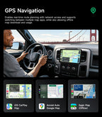Car Radio for Dodge Ram 1500 2500 3500 2013-2018, CarPlay Android Auto