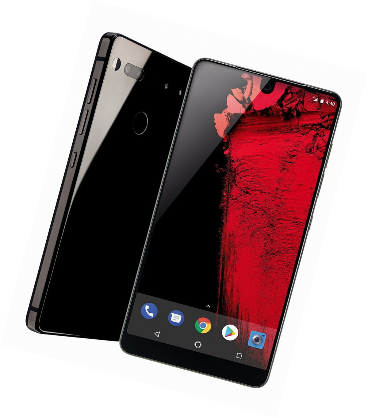 Essential Phone in Black Moon – 128 GB Unlocked Titanium and Ceramic phone with Edge-to-Edge Display