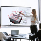 75 Inch 4K Smart Board, Google EDLA-Certified Interactive Whiteboard