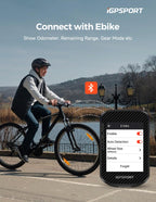 iGPSPORT BSC300T Wireless Bike Computer GPS, Touchscreen Offline MAP Navigation Off Course Warning Compatible with Insta 360, for Ebike Road Bike MTB